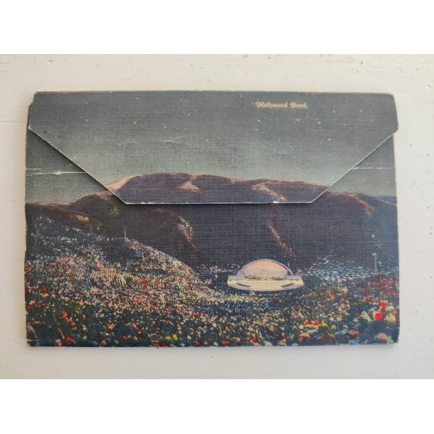 Interesting Hollywood, California: Org. vintage folde-ud-fotos ca 1940