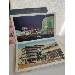 Interesting Hollywood, California: Org. vintage folde-ud-fotos ca 1940