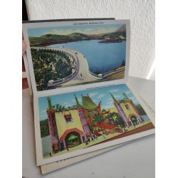Interesting Hollywood, California: Org. vintage folde-ud-fotos ca 1940