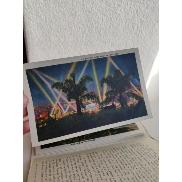 Interesting Hollywood, California: Org. vintage folde-ud-fotos ca 1940