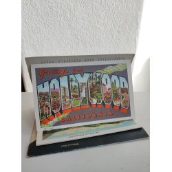 Interesting Hollywood, California: Org. vintage folde-ud-fotos ca 1940