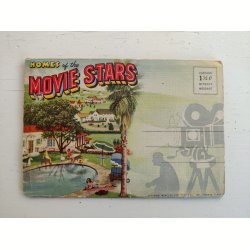 Homes of the movie stars: Org. vintage folde-ud-billeder,1940