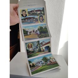 Homes of the movie stars: Org. vintage folde-ud-billeder,1940