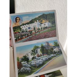 Homes of the movie stars: Org. vintage folde-ud-billeder,1940