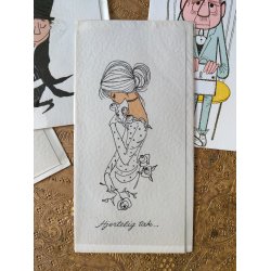 4 vintage postkort fra 1960'erne: Vi er flyttet, Tillykke med jubil�et mfl.