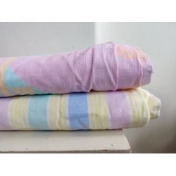 2 pastelfarvede dynebetr�k fra 1980-1990