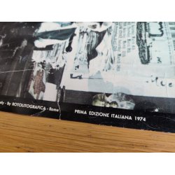 Italiensk vintage spaghettiwestern filmplakat: Whiskey &amp; Sp�gelser 1974