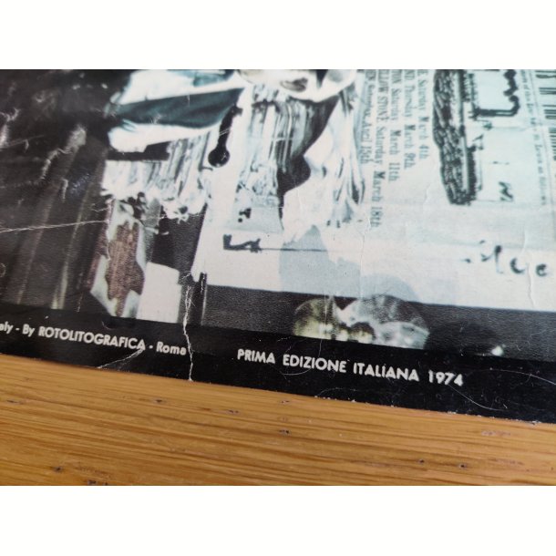 Italiensk vintage spaghettiwestern filmplakat: Whiskey &amp; Sp�gelser 1974