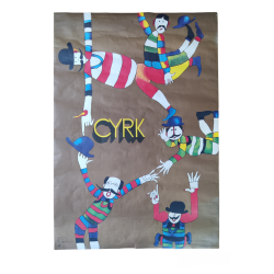 Polsk vintage plakat, Cirkus 1979