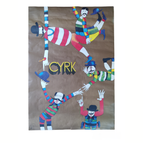 Polsk vintage plakat, Cirkus 1979