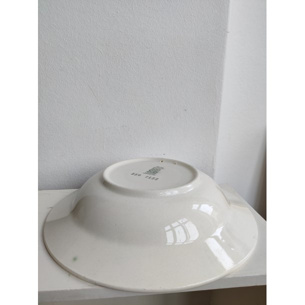 Farverig fajancesk�l med hane