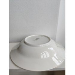 Fajancesk�l fra 1970'erne med roser