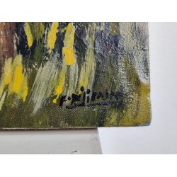 Oliemaleri antiloper, Francis Njiriani ca. 1970