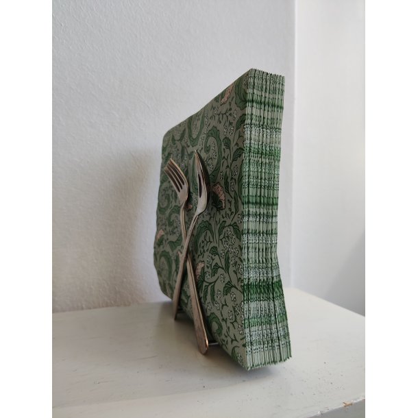 Servietholder, ske og gaffel