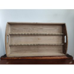 Stor dekorativ vintage tr�bakke 