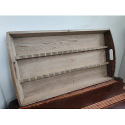 Stor dekorativ vintage tr�bakke 