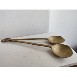 Salatbestik i messing