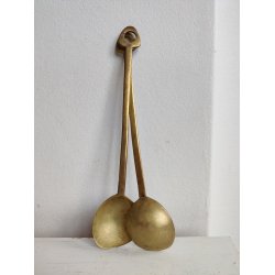 Salatbestik i messing