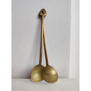 Salatbestik i messing