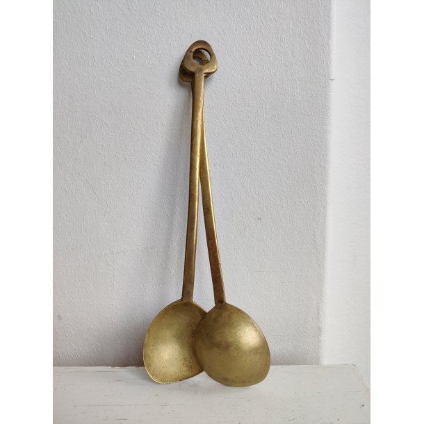 Salatbestik i messing