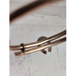 Forgyldt antik armring med hestesko