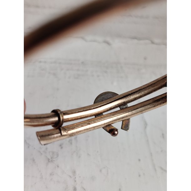 Forgyldt antik armring med hestesko