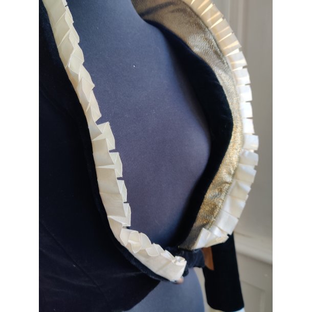 Kostumejakke med guld og pailetter