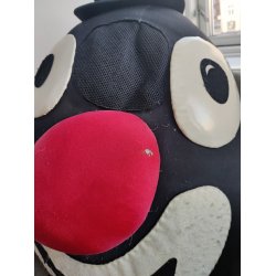 Rekvisithoved / k�mpe maske fra Cykelmyggen �stre Gasv�rk