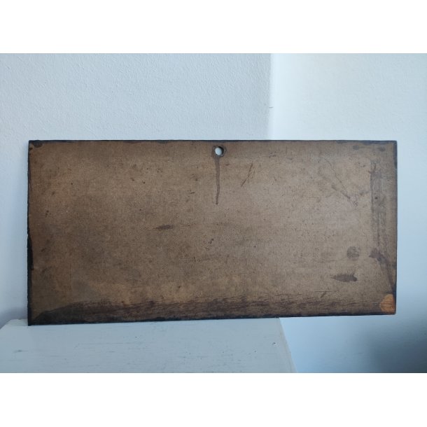 Gammelt skilt fra barber: Behagelig barbering