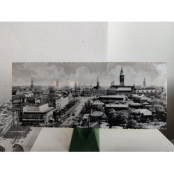 Gamle s/h fotopostkort fra K�benhavn: Tivoli, byens t�rne, HC Andersens Boulevard