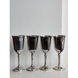 4 smukke h�je s�lvglas