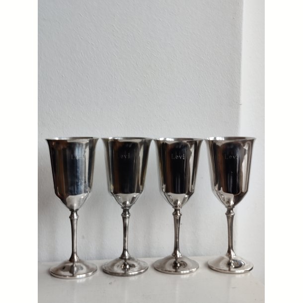 4 smukke h�je s�lvglas