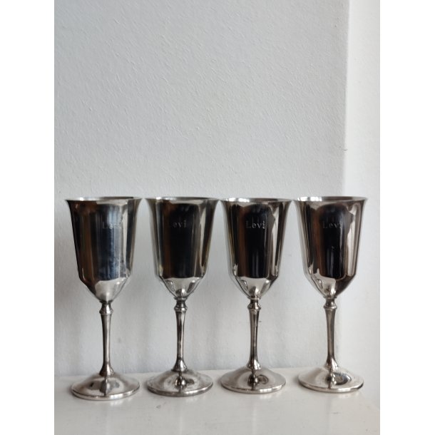 4 smukke h�je s�lvglas