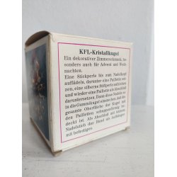 Vintage k�mpe disko-sputnik julekugle, tysk ca. 1970