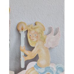 To store engle fra 1940'erne i karton