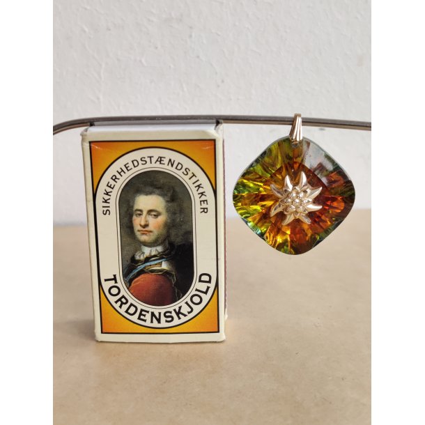 K�mpe aurora borealis glaskrystal vedh�ng