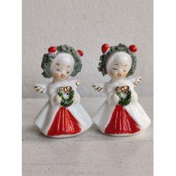 To s�de porcel�nsengle ca 1950, amerikanske Napco