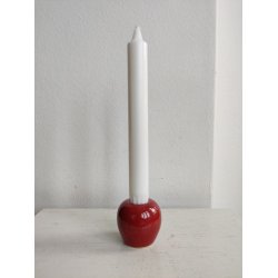 Bordeaux lysestage eller minivase, svensk 1960'erne