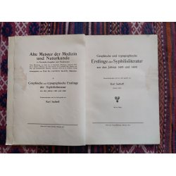 Medicinske tryk 1912: Erstlinge der Syphilisliteratur aus den Jahren 1495 und 1496
