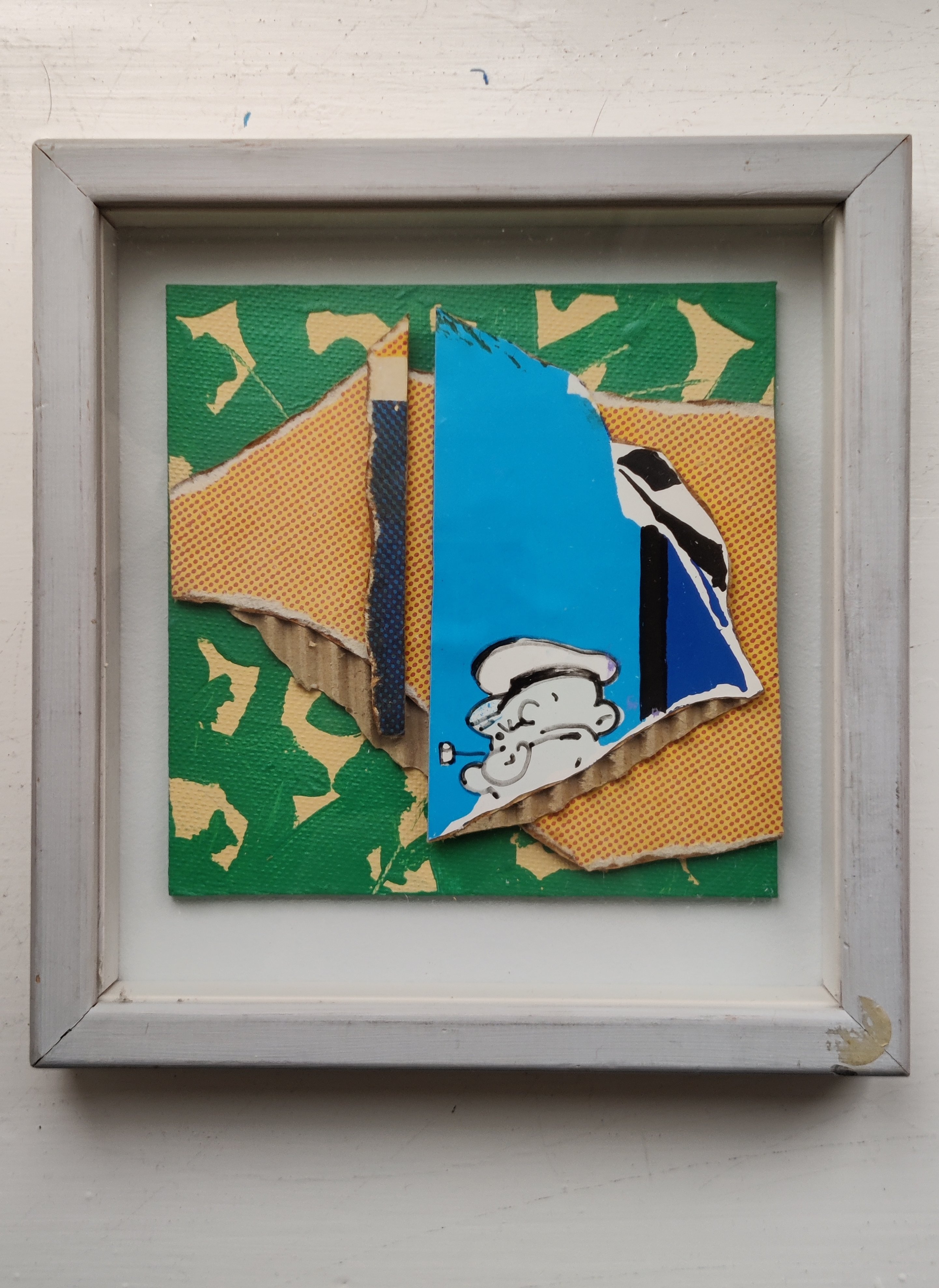 Collagekunst, Skipper Skrk, Preben Franck Stelvig, 1991