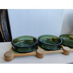 Nissen cabaretfad gr�nt glas og tr�