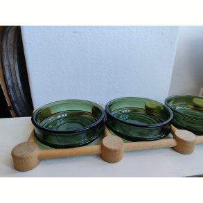 Nissen cabaretfad gr�nt glas og tr�