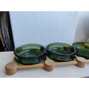 Nissen cabaretfad gr�nt glas og tr�