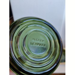 Nissen cabaretfad gr�nt glas og tr�