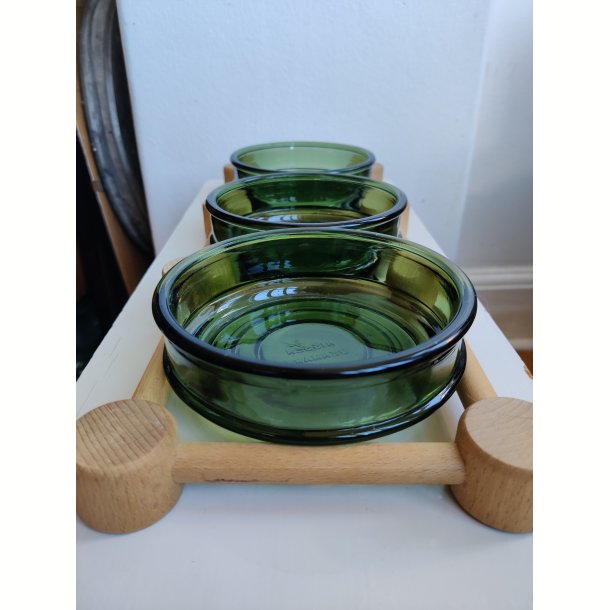 Nissen cabaretfad gr�nt glas og tr�