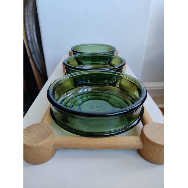 Nissen cabaretfad gr�nt glas og tr�