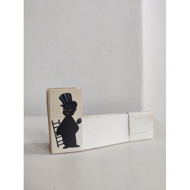 Vintage bordkort med karikaturer, ca. 1940-1950