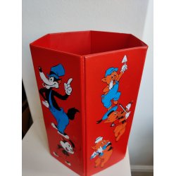 Disney r�d retro papirkurv 