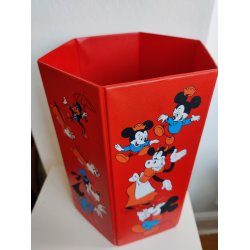 Disney r�d retro papirkurv 