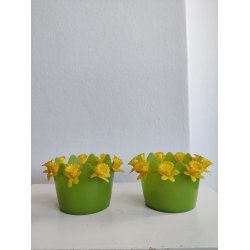 Retro p�ske potteskjulere i plast